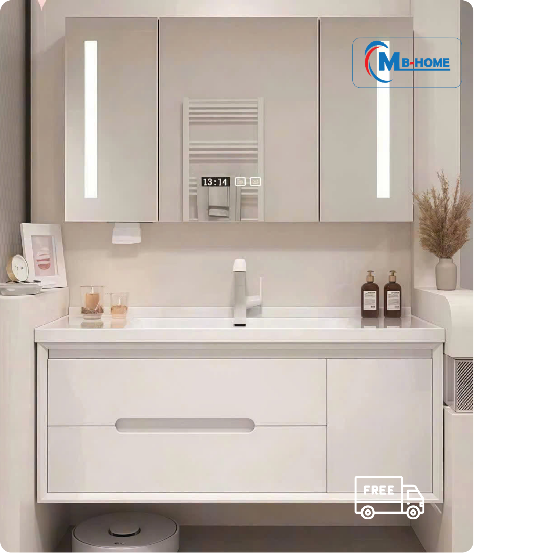 Bộ Tủ Chậu Lavabo Cao Cấp MH52-100V