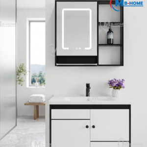 Bộ Tủ Chậu Lavabo Cao Cấp  MH01-80V