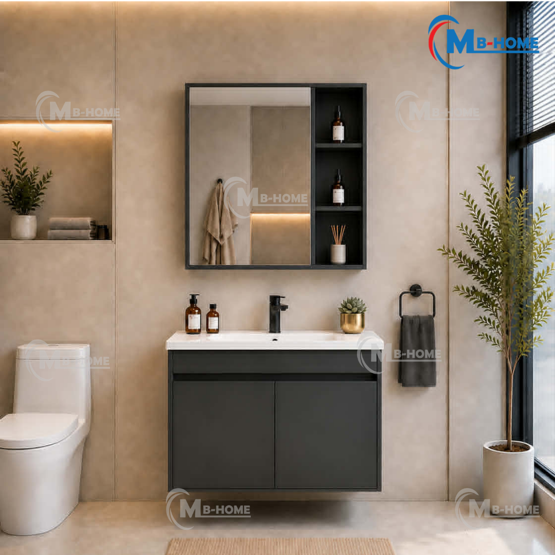 Bộ Tủ Chậu Lavabo Cao Cấp MH821-60V